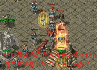 ��Ѫ�����������Ǵ�����Ϸ������ο��ٻ����ռ�BOSS��ȡϡ��װ����