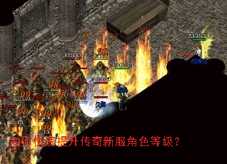 如何快速提升传奇新服角色等级? 如何快速提升传奇新服角色等级?