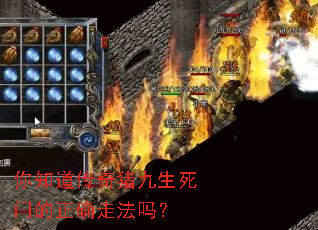 你知道传奇猪九生死门的正确走法吗? 你知道传奇猪九生死门的正确走法吗?