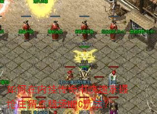 ������ڹҴ����п���������ׯ�µ�ĳ�NPC�淨��