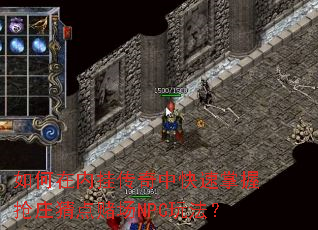 ������ڹҴ����п���������ׯ�µ�ĳ�NPC�淨��