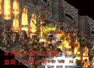如何参与武圣传奇热血霸王登场活动? 如何参与武圣传奇热血霸王登场活动?
