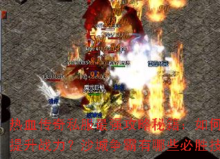 ��Ѫ����˽����ǿ�����ؼ�����ο�������ս����ɳ����������Щ��ʤ���ɣ�