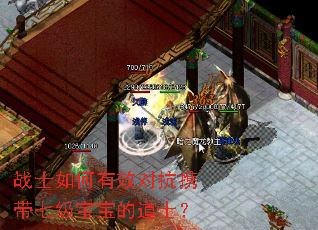 战士如何有效对抗携带七级宝宝的道士? 战士如何有效对抗携带七级宝宝的道士?
