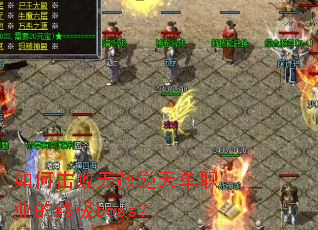 ��λ����������쵥ְҵ���ռ�boss��