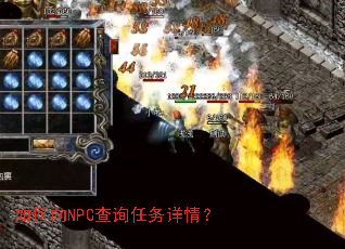 如何向NPC查询任务详情? 如何向NPC查询任务详情?