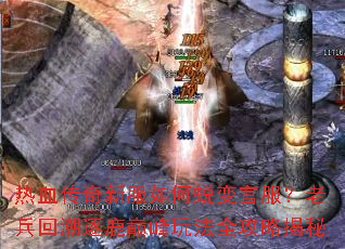 热血传奇新服如何蜕变官服?老兵回潮逐鹿巅峰玩法全攻略揭秘 热血传奇新服如何蜕变官服?老兵回潮逐鹿巅峰玩法全攻略揭秘