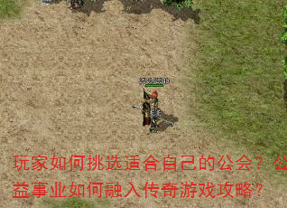玩家如何挑选适合自己的公会?公益事业如何融入传奇游戏攻略? 玩家如何挑选适合自己的公会?公益事业如何融入传奇游戏攻略?