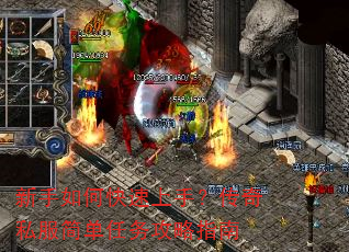 新手如何快速上手?传奇私服简单任务攻略指南 新手如何快速上手?传奇私服简单任务攻略指南