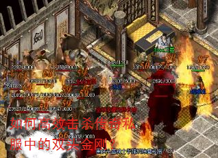 如何高效击杀传奇私服中的双头金刚? 如何高效击杀传奇私服中的双头金刚?
