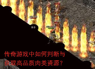 传奇游戏中如何判断与获取高品质肉类资源? 传奇游戏中如何判断与获取高品质肉类资源?