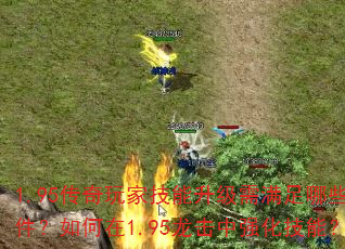 1.95传奇玩家技能升级需满足哪些条件?如何在1.95龙击中强化技能? 1.95传奇玩家技能升级需满足哪些条件?如何在1.95龙击中强化技能?
