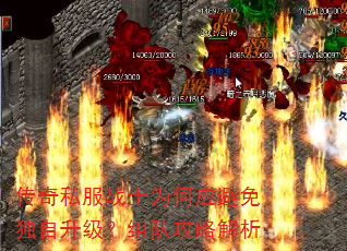传奇私服战士为何应避免独自升级?组队攻略解析 传奇私服战士为何应避免独自升级?组队攻略解析
