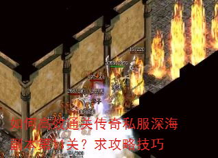 如何高效通关传奇私服深海副本第11关?求攻略技巧 如何高效通关传奇私服深海副本第11关?求攻略技巧