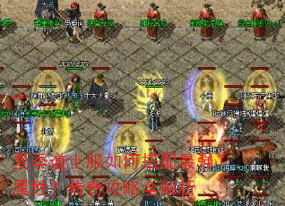 夏季道士服如何搭配最强属性?传奇攻略全解析 夏季道士服如何搭配最强属性?传奇攻略全解析
