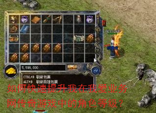 如何快速提升我在我爱业务网传奇游戏中的角色等级? 如何快速提升我在我爱业务网传奇游戏中的角色等级?